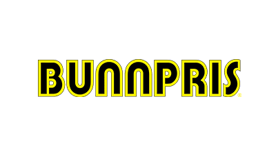 Den sorte og gule logoen til Bunnpris