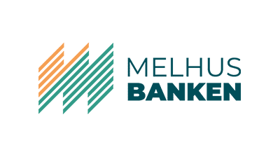 Den nye logoen til Melhusbanken